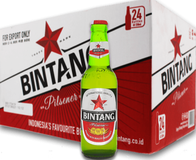 Bintang doos van 24 flesjes a 0,33 liter  Bintang doos van 24 flesjes a 0,33 liter